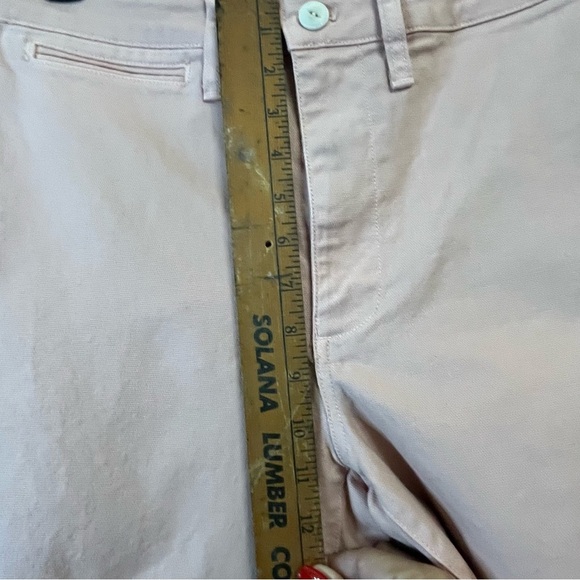 Madewell Emmett Pink Oyster Wide-Leg High Rise Crop Pants SZ 27 - Picture 9 of 10